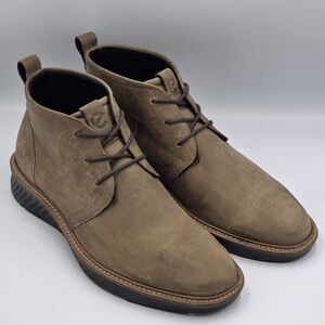 ECCO ST. 1 Hybrid GTX Mens 7-7.5 Tan Ankle Boots Outdoors Casual Walking Comfort